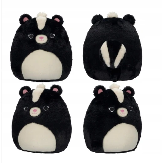 Squishmallows 12" Stackable Selma Fuzzamallow Skunk