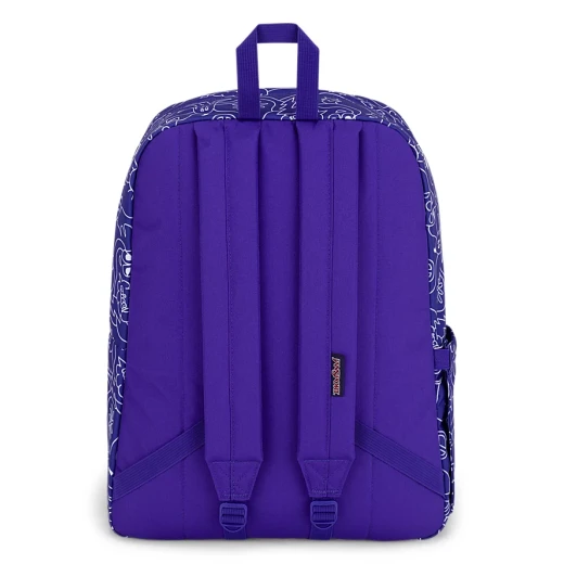 JanSport SuperBreak Plus Backpack, Dub Doodle Purple