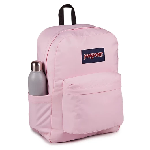 JanSport SuperBreak Plus Backpack, Pink Ice