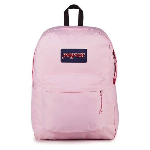 JanSport SuperBreak Plus Backpack, Pink Ice