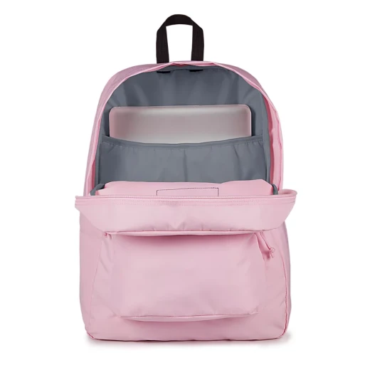 JanSport SuperBreak Plus Backpack, Pink Ice