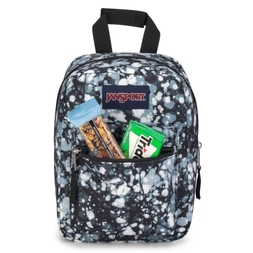 JanSport Lunch Bag Big Break Tapestry Hydrange, Black Color