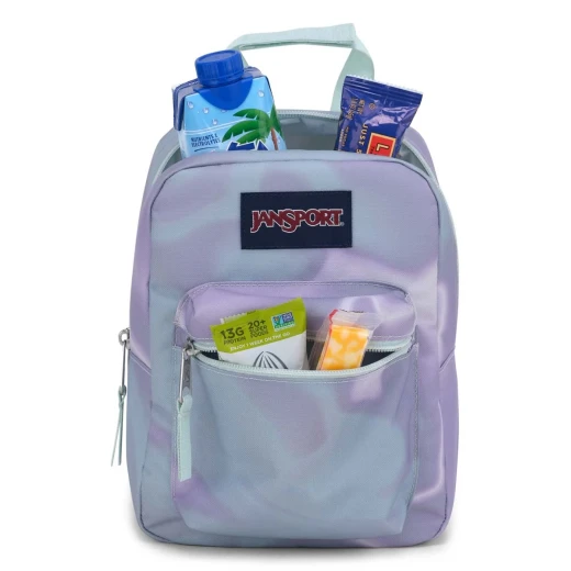 JanSport Big Break Lunch Bag, Platinum Puddles