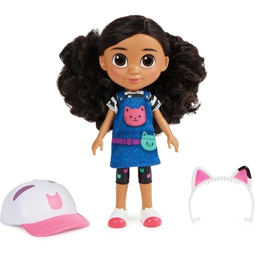 Gabby's Dollhouse, 8-inch Gabby Girl Doll (Travel Edition) with Accessories, Kids Toys for Ages 3 and up '