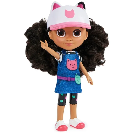 Gabby's Dollhouse, 8-inch Gabby Girl Doll (Travel Edition) with Accessories, Kids Toys for Ages 3 and up '