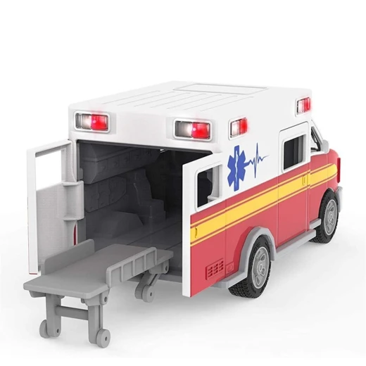 Driven , Micro Ambulance with Lights and Sound'