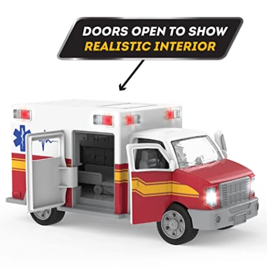 Driven , Micro Ambulance with Lights and Sound'