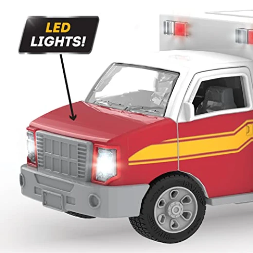 Driven , Micro Ambulance with Lights and Sound'