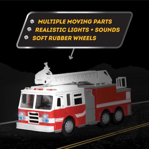 Driven , Mini Fire Truck with Lights and Sound'