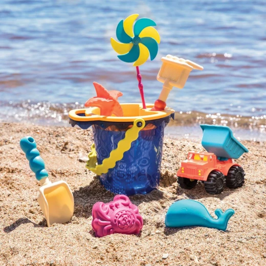 B. Toys , Sand Toys , Navy Blue