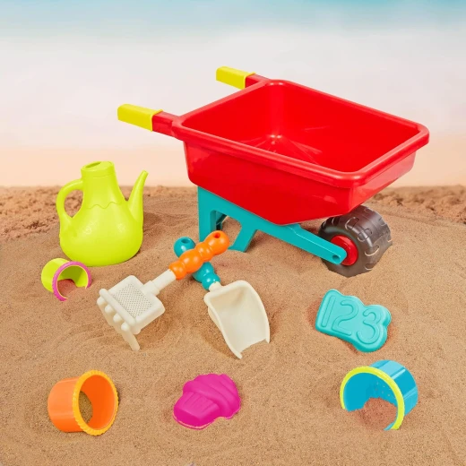 B. Toys , Wheelbarrow & Beach Toys