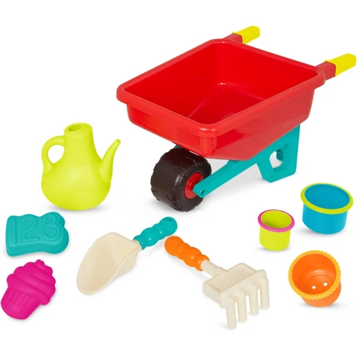 B. Toys , Wheelbarrow & Beach Toys