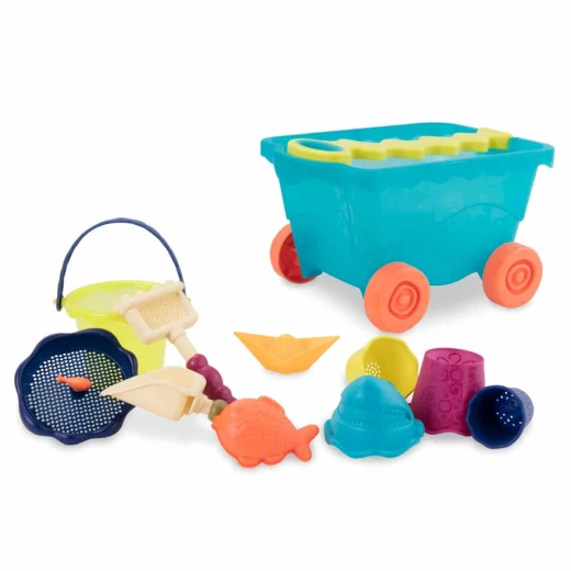 B. Toys , Wavy-Wagon , Travel Beach Buggy , Blue