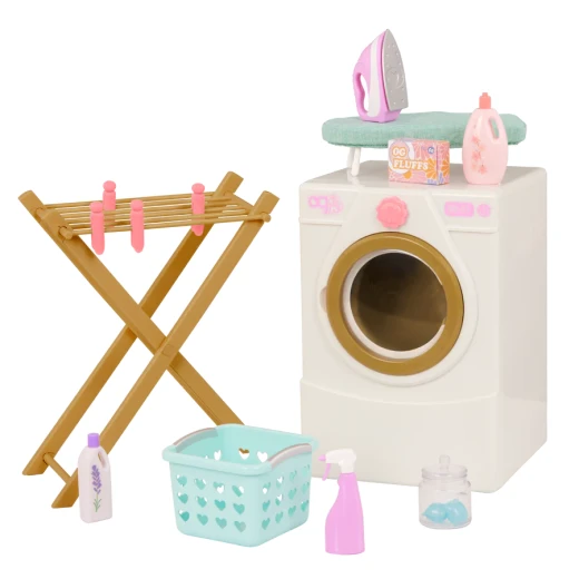 Our Generation Laundry day Washing machine and accessories for 46 cm dolls