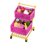 Our Generation Grocery Day Shopping Cart Play Food Shopping Set for 46 cm Dolls!