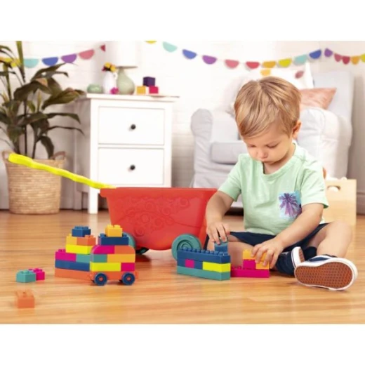 B. Toys , Little BlocWagon , Building Blocks with Wagon