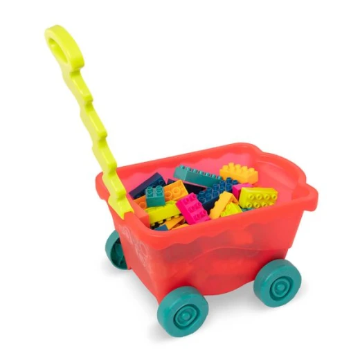 B. Toys , Little BlocWagon , Building Blocks with Wagon