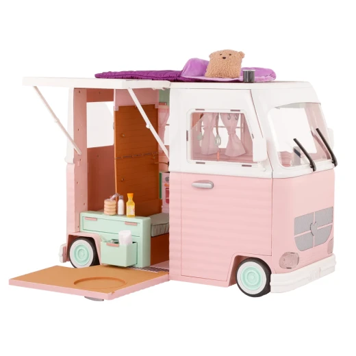 Our Generation RV Country Cruising 46cm Doll Camper Playset with Electronics