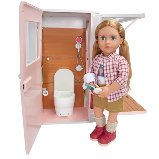 Our Generation RV Country Cruising 46cm Doll Camper Playset with Electronics