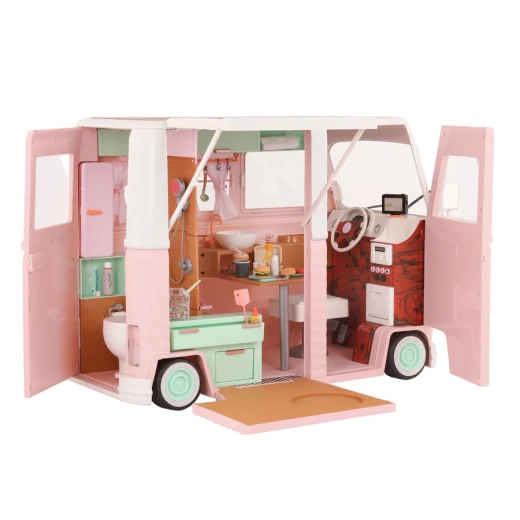 Our Generation RV Country Cruising 46cm Doll Camper Playset with Electronics