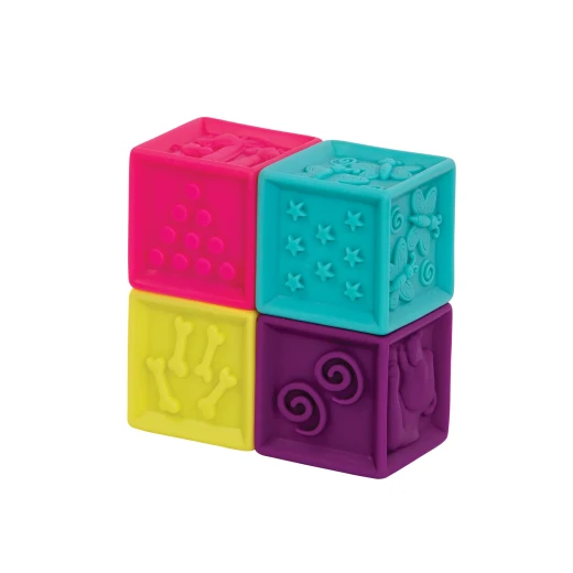 B. Toys , One Two Squeeze & Skipping Stones Set , Baby Blocks & Stacking Rings