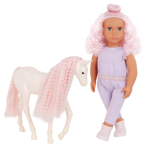 Our Generation , Doll & Foal Hair Play Set , Elara & Lumina , 46 cm