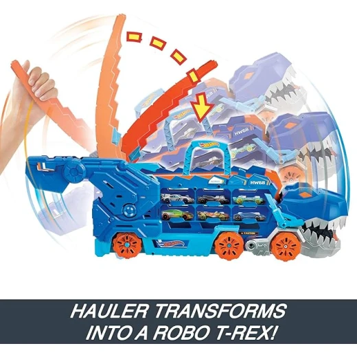 Hot Wheels | City Transforming T-Rex Ultimate Hauler '