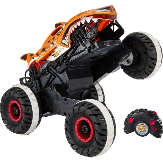 Hot Wheels | Monster Trucks 1:15 Scale Remote Control Unstoppable Tiger Shark Vehicle '