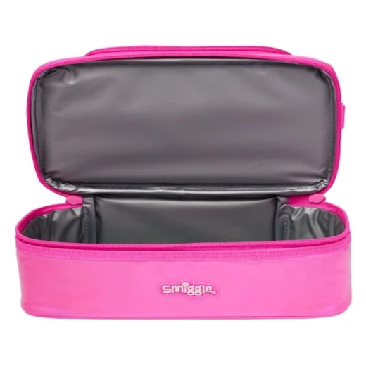 Smiggle | Pink Barbie Double Decker Lunchbox with Strap