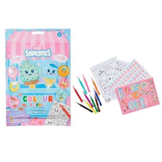 Smiggle | Color & Carry Scented Activity Kit | Snackies