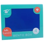 Tiny Wheel | Bento Box | Blue | 4 Compartments