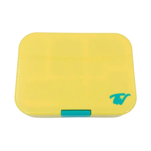 Tiny Wheel | Bento Box | Yellow | 4 Compartments