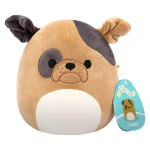 Jazwares | Squishmallows | Loafer the Brown Bulldog  |  7.5INH '