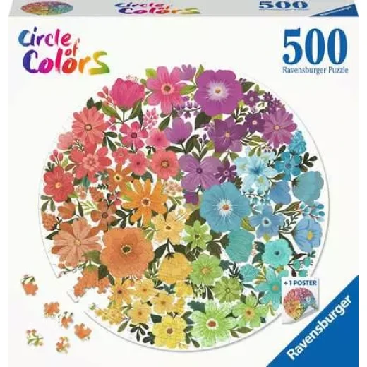 Ravensburger | puzzle | Circle of Colors | Flowers | 500Pcs'