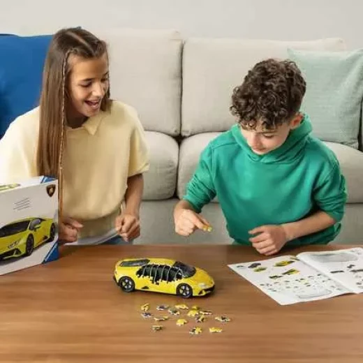 Ravensburger | 3D Puzzle Vehicle Lamborghini Huracan - Yellow - 108 Pieces'