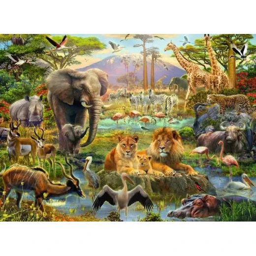 Ravensburger | Children’s Puzzle Animals of the Savanna - 200 Pieces Puzzle'