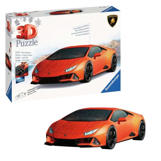 Ravensburger | 3D Puzzle Lamborghini Huracan EVO - Orange (156 pieces)