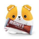 ZURU | Snackles  | Super Sized 14 inch Squishy plush | Benji the Corgie with Hershey's