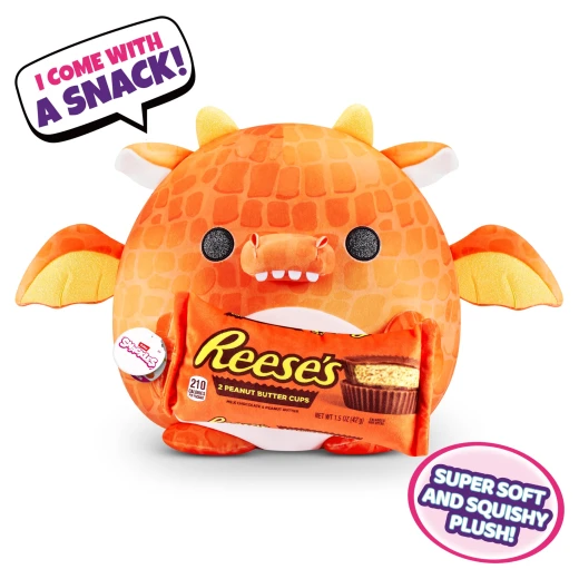 ZURU | Snackles |  Dragon (FELIX) Reese's | 14" Plush Ultra Soft