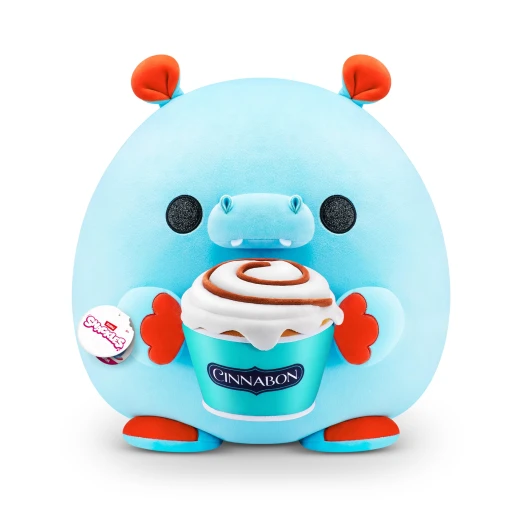 ZURU | Snackles | (Cinnabon) Hippo | Super Sized 14 inch Plush