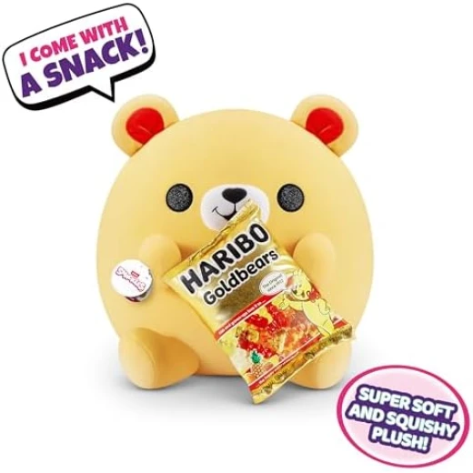 ZURU | SNACKLES | PLUSH GOLD BEAR & HARIBO | 14INH