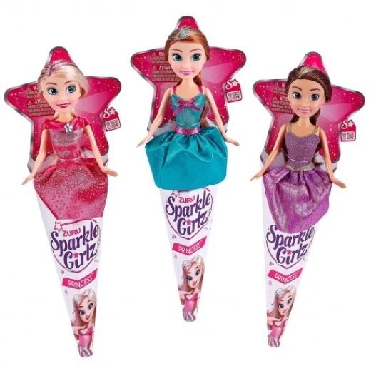 ZURU | Sparkle Girlz | Princess Cone Doll Assorted | 10.5