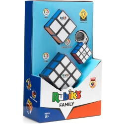 Spin Master | Rubik's Family Pack - 3x3, 2x2, 3x3 Keychain '