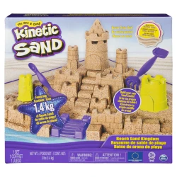 Spin Master | Kinetic Sand - Beach Sand Kingdom Playset with 3lbs of Beach Sand '