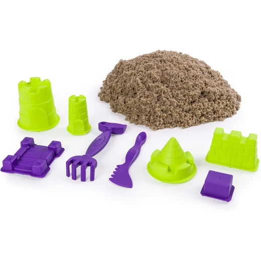 Spin Master | Kinetic Sand - Beach Sand Kingdom Playset with 3lbs of Beach Sand '