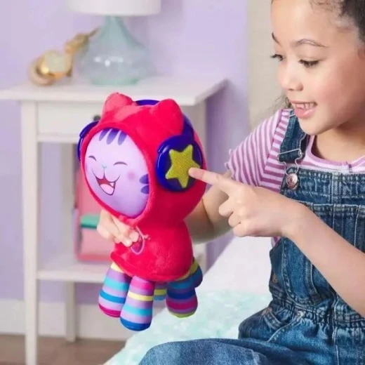 Spin Master | Gabby's Dollhouse Interactive DJ Catnip Musical Plush '