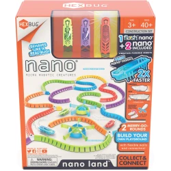 Spin Master | HEXBUG Flash Nano Nano Land - Colorful Sensory Playset for Kids - Mold Your own Playground - Over 40 Pieces '