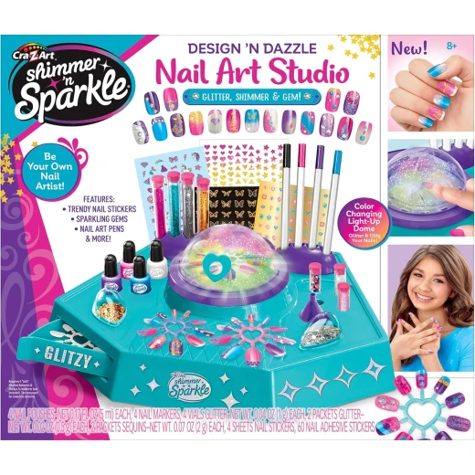 CRA-Z-ART | Shimmer 'n Sparkle Design N Dazzle Nail Art Studio '