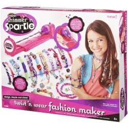 CRA-Z-ART | Shimmer and Sparkle 3 in 1 Twist 'n Wear Jewelry 'n Fashion Maker '