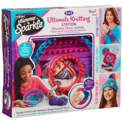 CRA-Z-ART | Shimmer 'N Sparkle 3-in-1 Ultimate Knitting Station '